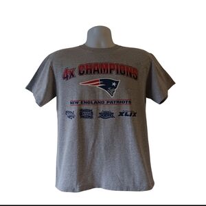 NFL Gray New England Patriots Champions Tee